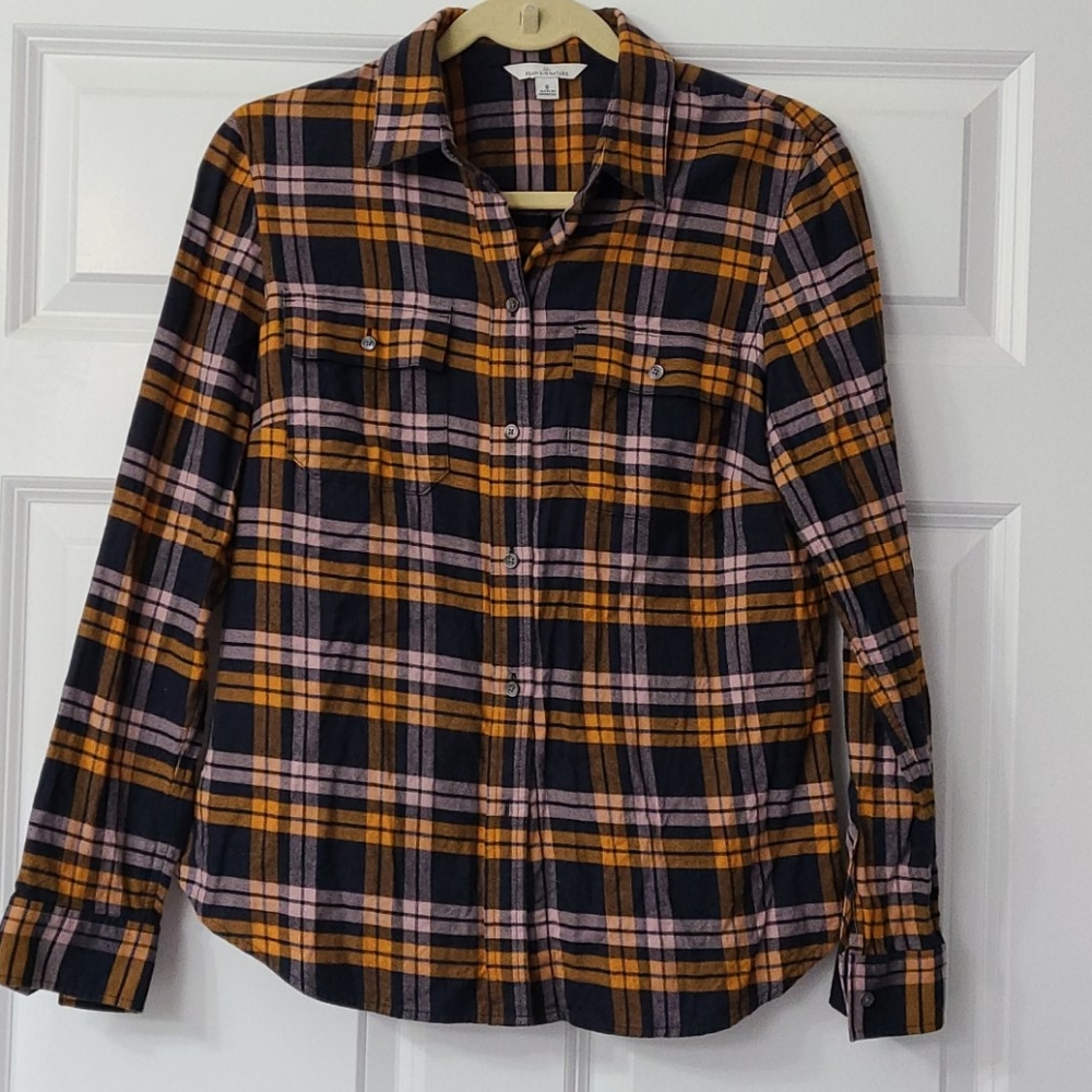LL Bean Signature flannel shirt